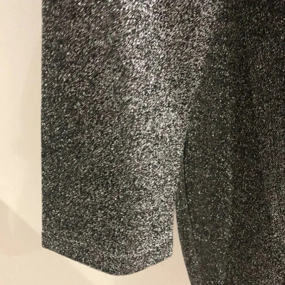 MICHAEL Michael Kors black silver long sleeve sparkle dress 3X New with tags - Picture 5 of 12